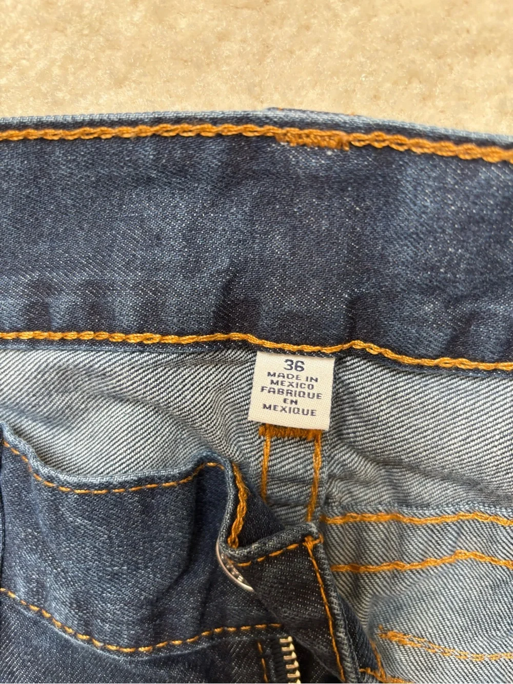 True Religion Men’s Wide-Leg Jeans in Dark Blue Wash